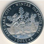 1 доллар 2001 г. Острова Кука(17) - 1535.6 - аверс