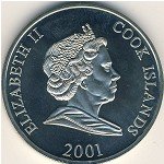 1 доллар 2001 г. Острова Кука(17) - 1535.6 - реверс