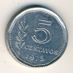 5 сентаво 1973 г. Аргентина(2) - 44.7 - аверс
