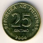 25 сентаво 2004 г. Филиппины(24) -27.1 - аверс
