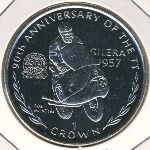 1 крона 1997 г.   Остров Мэн  (15) - 229.7 - аверс
