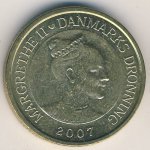 20 крон 2003 г. Дания(28) -131.8 - реверс