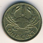 1 цент 2004 г. Сейшелы(19) -5.4 - аверс