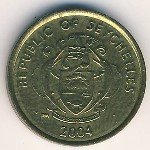 1 цент 2004 г. Сейшелы(19) -5.4 - реверс