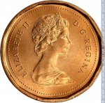 1 цент 1982 г. Канада(11) -241.3 - аверс