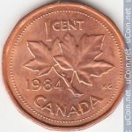 1 цент 1984 г. Канада(11) -241.3 - аверс