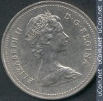 1 доллар 1981 г. Канада(11) -241.3 - реверс