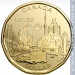 1 доллар 2017 г. Канада(11) -241.3 - аверс