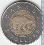 2 доллара 2007 г. Канада(11) -241.3 - аверс