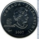 25 центов 2007 г. Канада(11) -241.3 - аверс