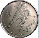 25 центов 2007 г. Канада(11) -241.3 - реверс