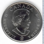 25 центов 2008 г. Канада(11) -241.3 - аверс