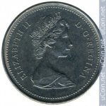 25 центов 1973 г. Канада(11) -241.3 - реверс