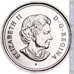 25 центов 2005 г. Канада(11) -241.3 - реверс