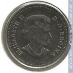 25 центов 2013 г. Канада(11) -241.3 - реверс