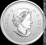 5 центов 2018 г. Канада(11) -241.3 - реверс