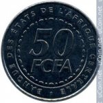 50 франков 2006 г. Центрально-африканская республика (25) - 9.6 - аверс