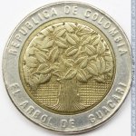 500 песо 2006 г. Колумбия(12) -21.9 - аверс