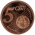  5 центов 2023 г. Хорватия(19) -10.5 - аверс