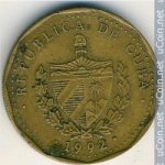 1 песо 1994 г. Куба(12) -110.7 - реверс
