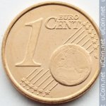 1 цент 2008 г. Кипр(11) - 127.3 - реверс