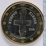 1 евро 2009 г. Кипр(11) - 127.3 - реверс