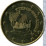 10 центов 2008 г. Кипр(11) - 126.3 - аверс