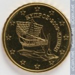 10 центов 2009 г. Кипр(11) - 126.3 - реверс