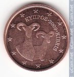 2 цента 2009 г. Кипр(11) - 126.3 - реверс