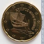 20 центов 2009 г. Кипр(11) - 127.3 - реверс
