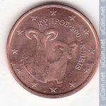 5 центов 2009 г. Кипр(11) - 127.3 - реверс