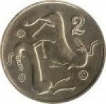 2 цента  2004 г. Кипр(11) - 126.3 - аверс