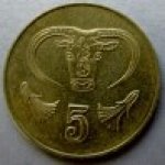 5 центов 2001 г. Кипр(11) - 127.3 - аверс