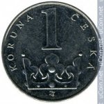 1 крона 2014 г. Чехия(25) - 148.2 - аверс