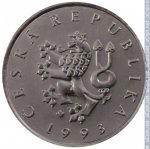 1 крона 1993 г. Чехия(25) - 148.2 - аверс