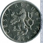 10 гелеров 1999 г. Чехия(25) - 148.2 - реверс