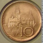 10 крон 1996 г. Чехия(25) - 148.2 - реверс