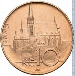 10 крон 2003 г. Чехия(25) - 148.2 - реверс