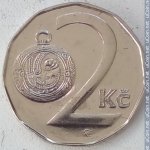 2 кроны 1994 г. Чехия(25) - 148.2 - реверс