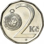 2 кроны 2022 г. Чехия(25) - 148.2 - реверс