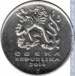 5 крон 2016 г. Чехия(25) - 148.2 - реверс