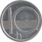 10 гелеров 2002 г. Чехия(25) - 148.2 - аверс
