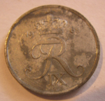 1 эре 1968 г. Дания(28) -131.8 - реверс