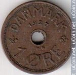 1 эре 1927 г. Дания(28) -131.8 - реверс