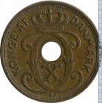 1 эре 1936 г. Дания(28) -131.8 - аверс