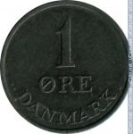 1 эре 1959 г. Дания(28) -131.8 - реверс