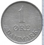 1 эре 1964 г. Дания(28) -131.8 - реверс