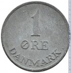 1 эре 1969 г. Дания(28) -131.8 - реверс