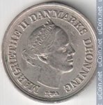 10 крон 1986 г. Дания(28) -131.8 - реверс