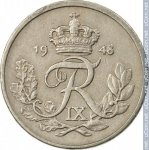 10 эре 1948 г. Дания(28) -131.8 - аверс